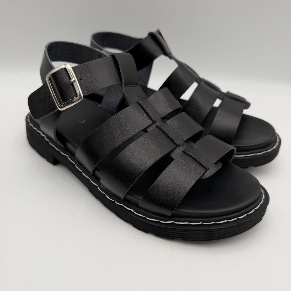Torrid fisherman sandals chunky lug sole adjustable buckle size 10W alt gothic